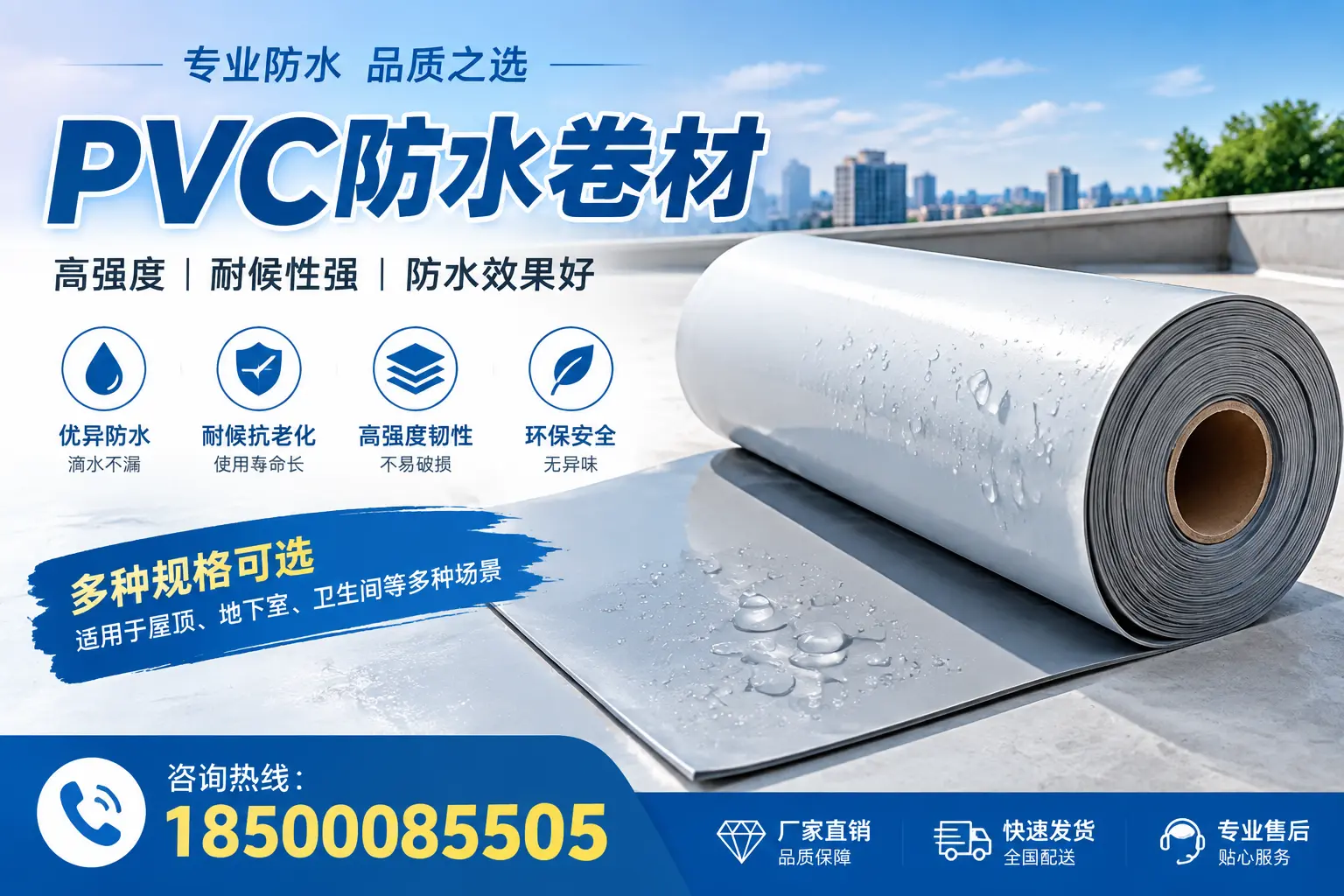 选用PVC防水卷材时需要避开的常见误区，特别是在承德