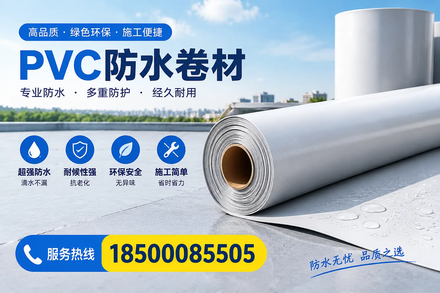 选用PVC防水卷材时需要避开的常见误区，特别是在承德