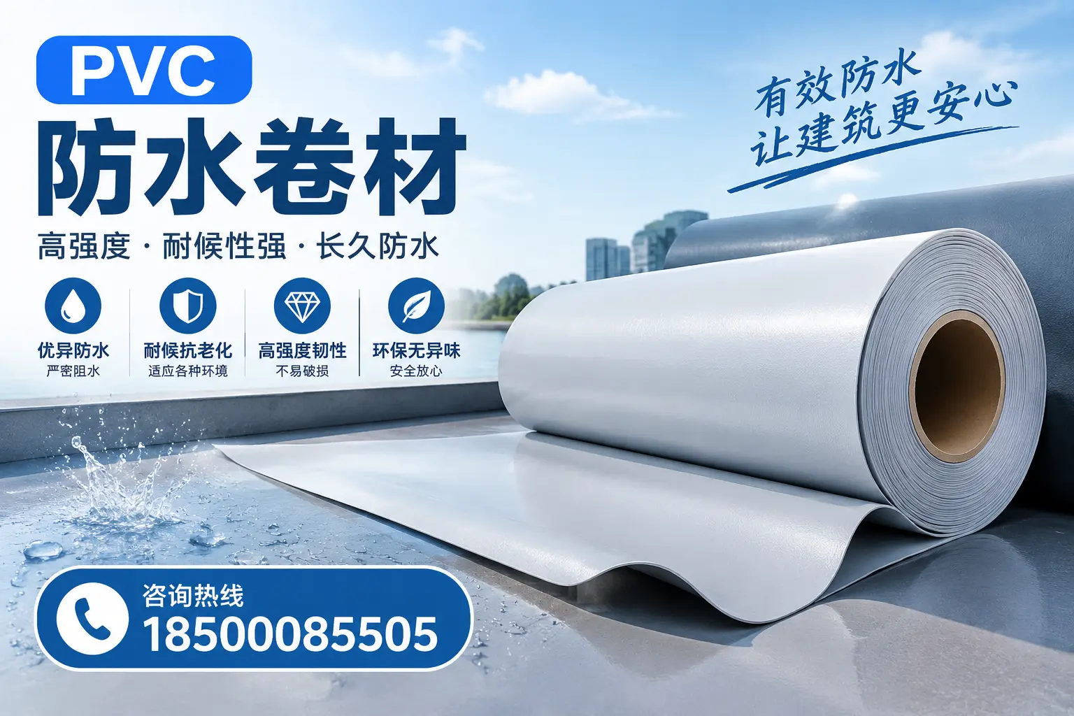 PVC防水卷材的环保特性与可持续发展探讨承德